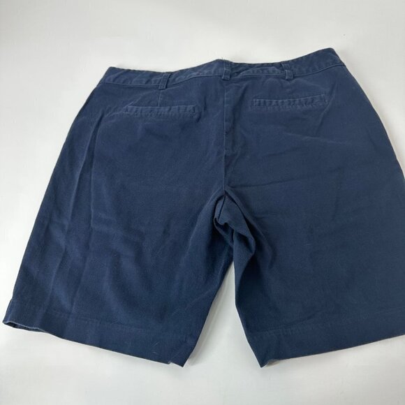 Michael Kors Bermuda Shorts Gold Zipper Closure Front Pockets Cotton Blend 4 - Picture 2 of 9